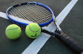 Tennis Racket and Balls