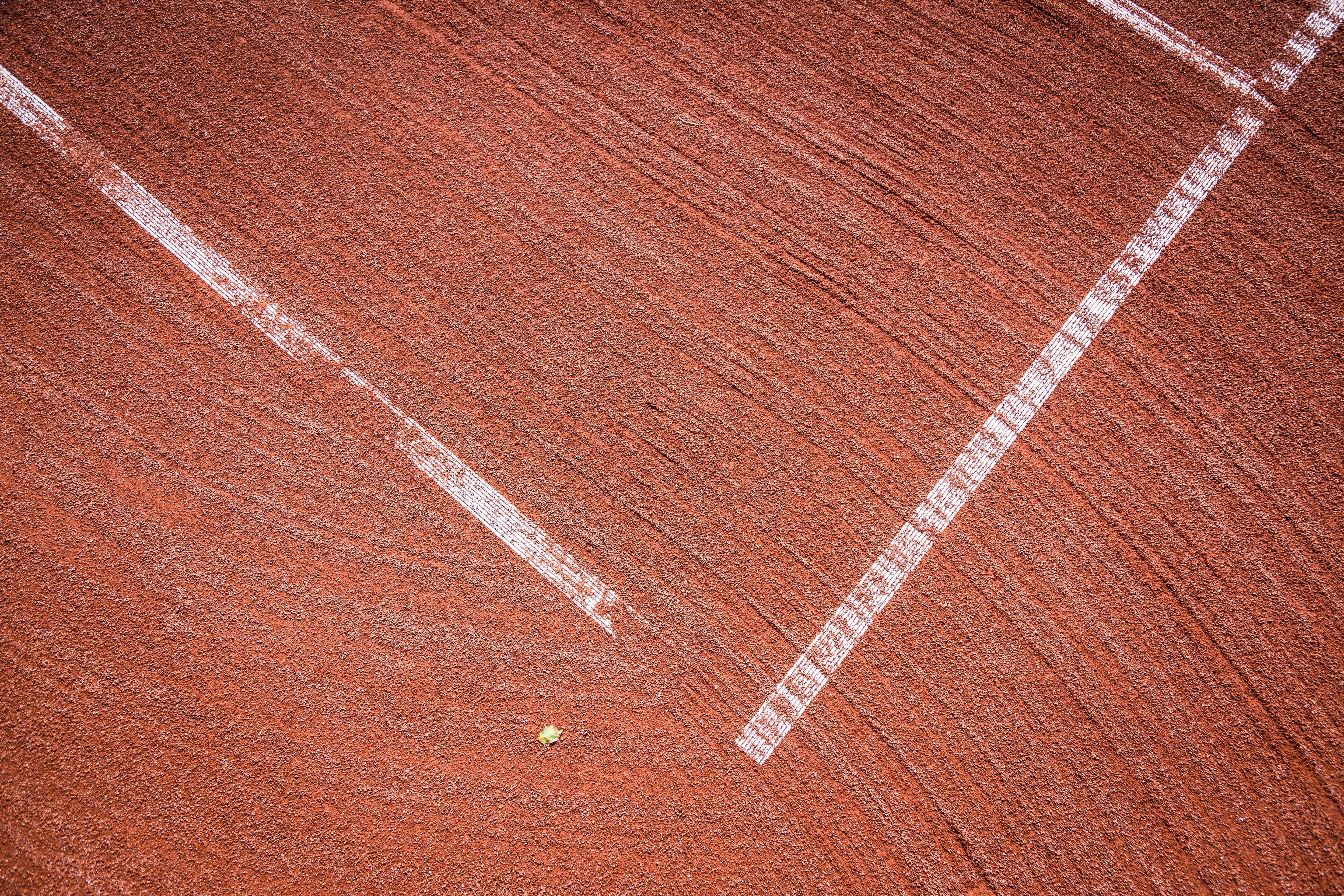 Gravel lijnen geveegd